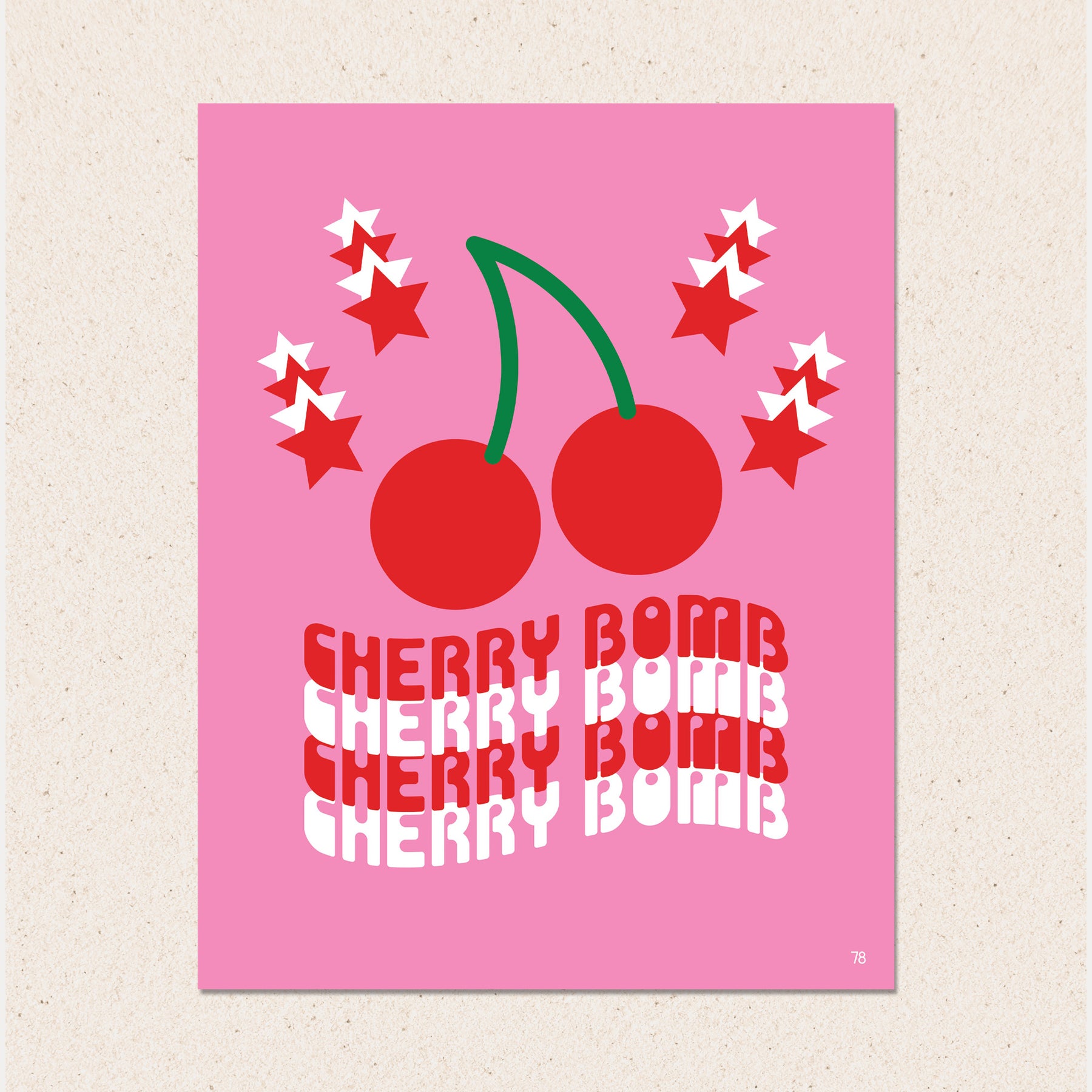 Cherry Bomb Art Print β Circa 78 Designs