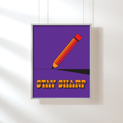 Stay Sharp Art Print – Circa 78 Designs