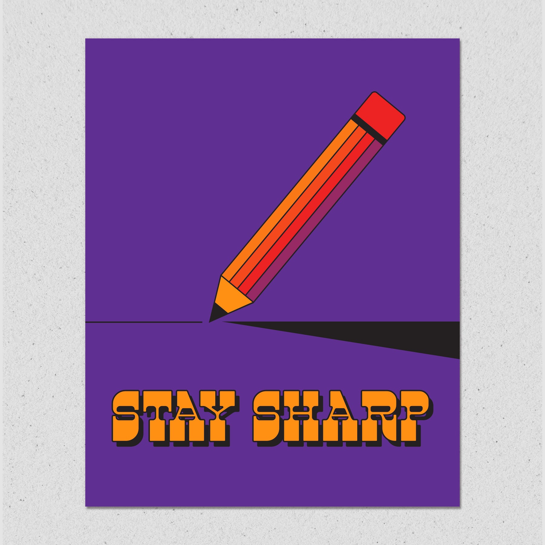 Stay Sharp Art Print – Circa 78 Designs