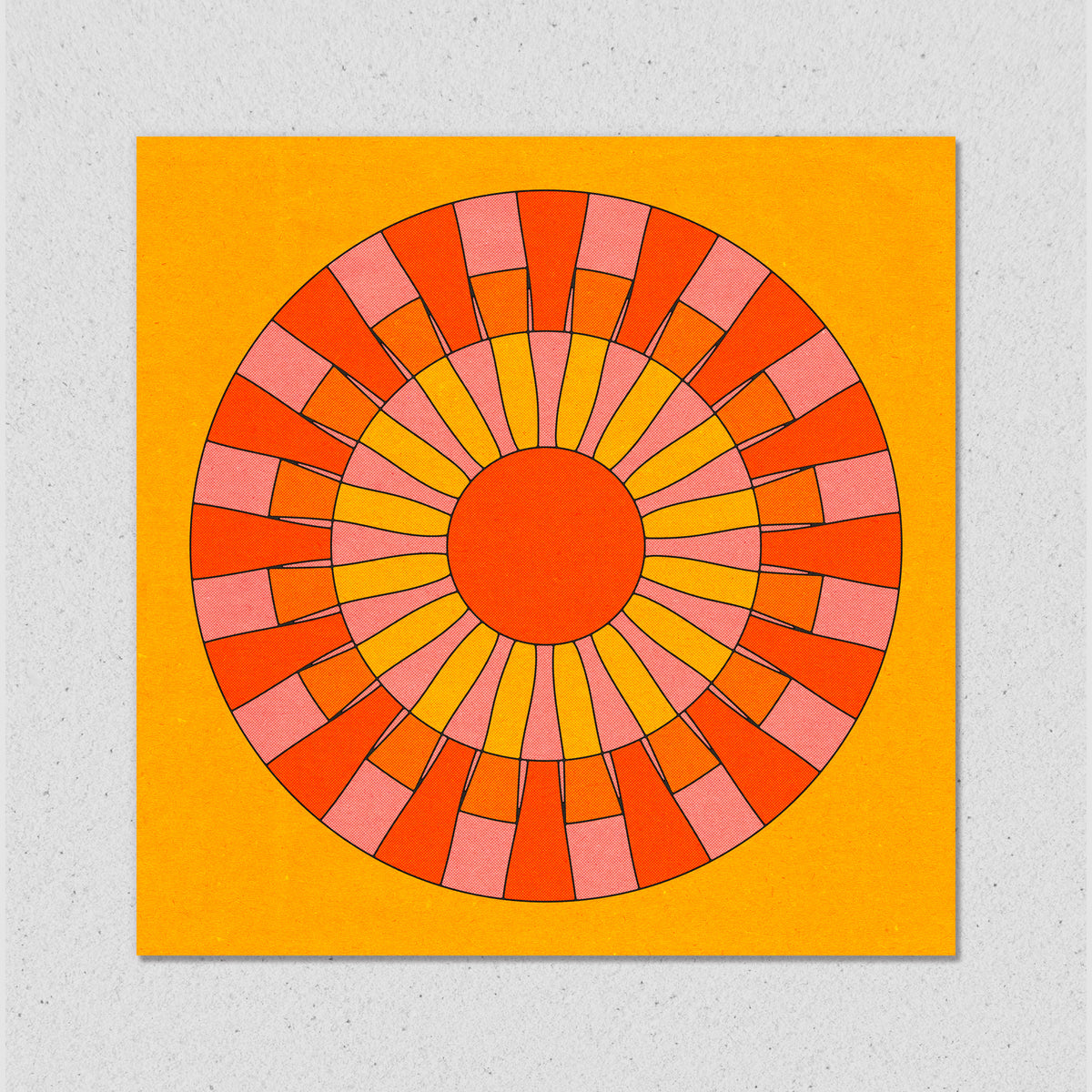 Warm Rays Art Print – Circa 78 Designs